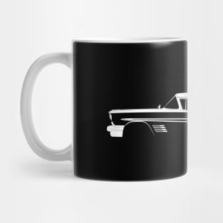 Pontiac Bonneville Custom Sport Coupe (1958) Silhouette Mug